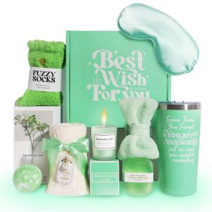 Green Self Care Relaxation Gift Hamper Ladies Package