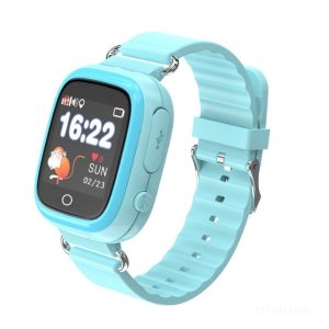 Q90 Blue Kids GPS Smart Watch For Calls Fitness