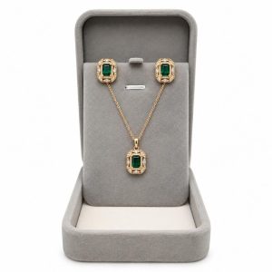 Emerald Green Jewelry Set