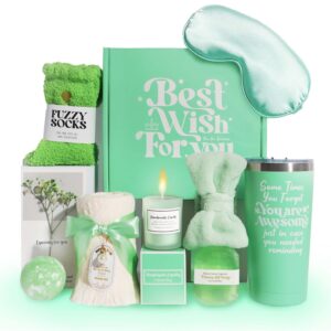 Green Self Care Relaxation Gift Hamper Ladies Package