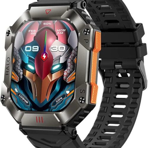 KR80 Rugged Military Men outdoor sports Smartwatch