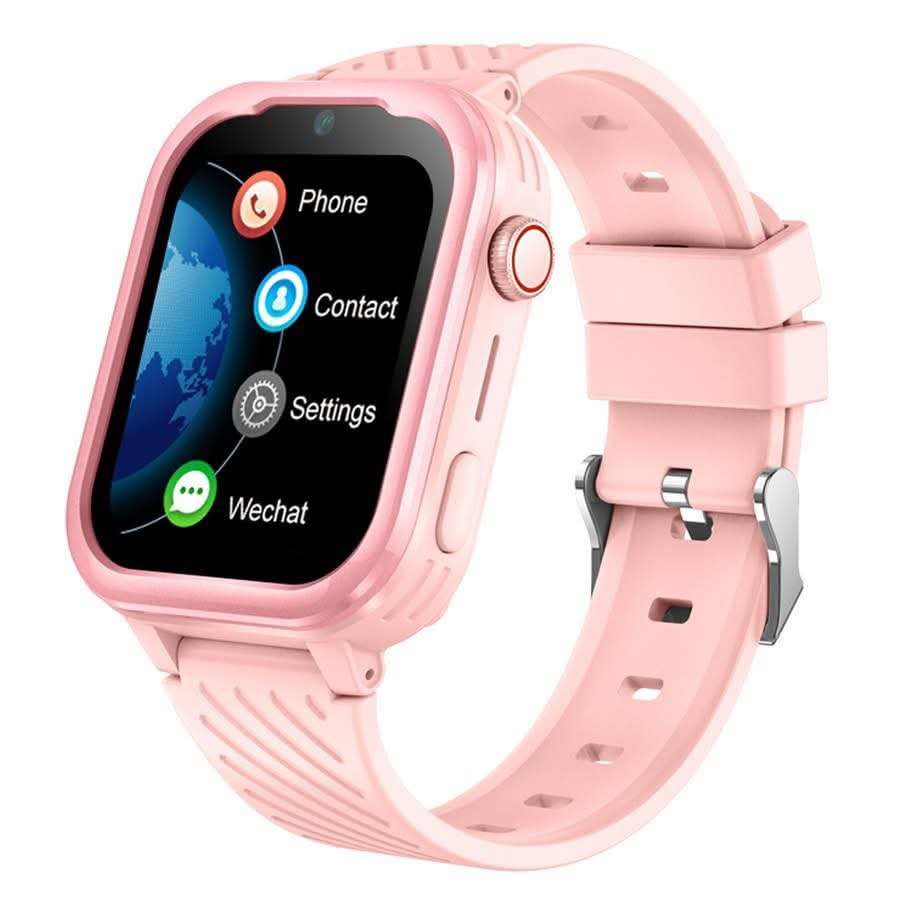 D39 4G GPS Pink Smart Watch for Kids with large Screen Display - Image 2