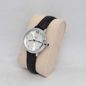 Labaoli Black Leather Ladies Quartz Watch