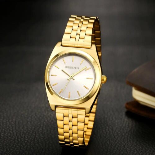 Rebirth Gold Simple Ladies Watch