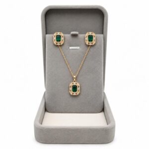Emerald Green Jewelry Set