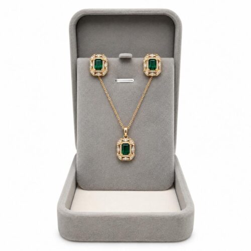 Emerald Green Jewelry Set